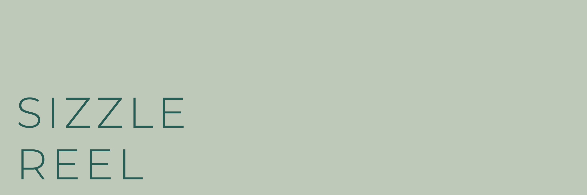 Sizzle reel